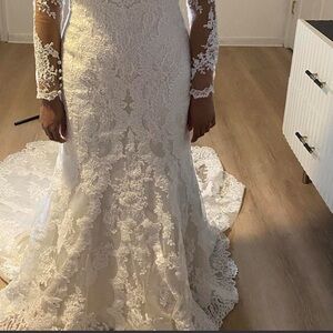 Stella York Ivory Lace Bridal Gown